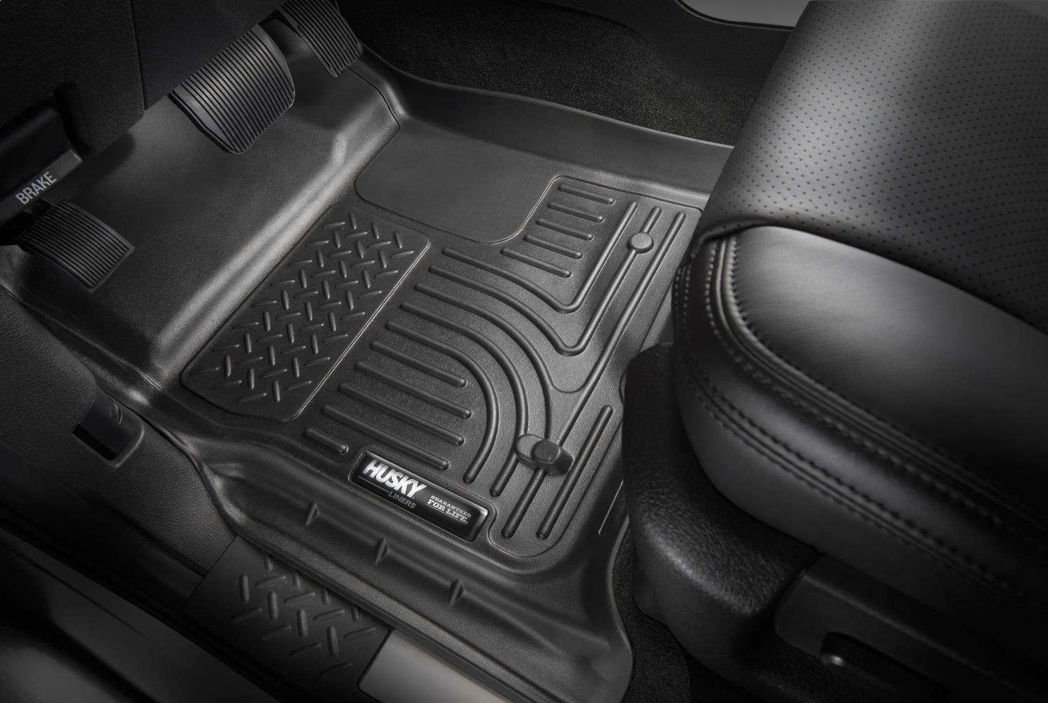 Husky Liners 98512 WeatherBeater Floor Liners - 2-Piece Front & 1-Piece Rear Custom Fit Car Floor Mats - Heavy Duty All-Weather Protection for Trucks & SUVs - Perfect for Snow, Mud & Rain Protection