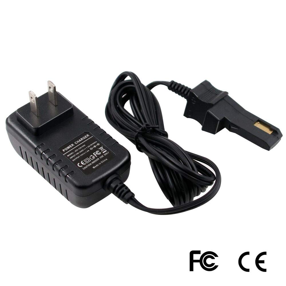 12V Power Wheels Battery Charger Replacement - Fast Charging & Safe for Kids Ride-On Cars - Perfect for Home, Backyard, and Outdoor Play
