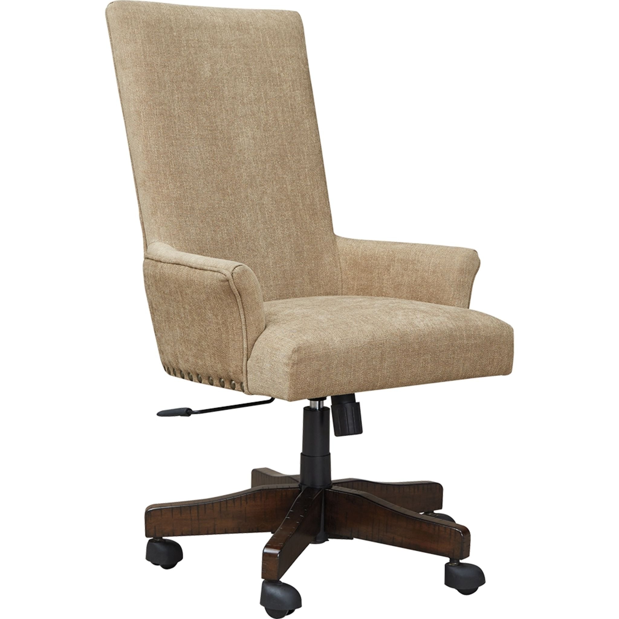 Baldridge Ergonomic Office Chair - Light Brown Leather Executive Desk Chair for Home & Office Comfort - Perfect for Long Work Hours & Gaming Sessions