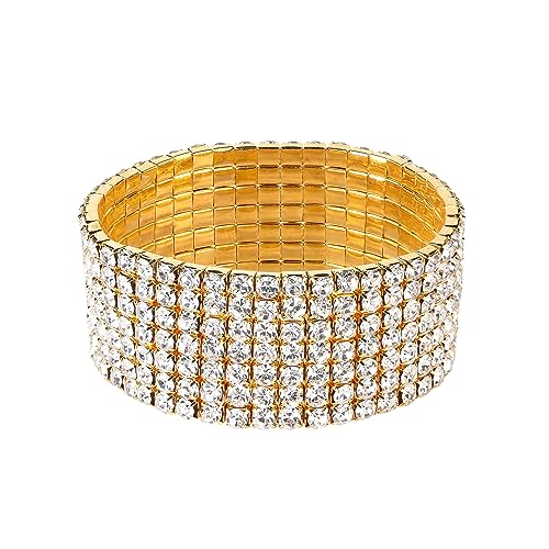 7 Row Gold Bracelet