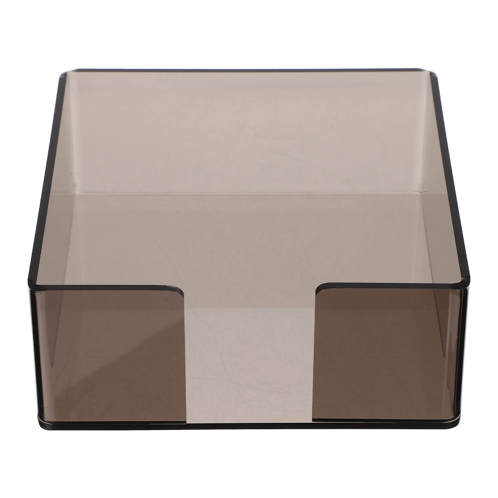 LUOZZY Restaurant Napkin Box - Hotel Tissue Storage Container for Restaurants, Cafes & Home Use - Durable Dark Brown Tissue Holder for Countertops & Tables