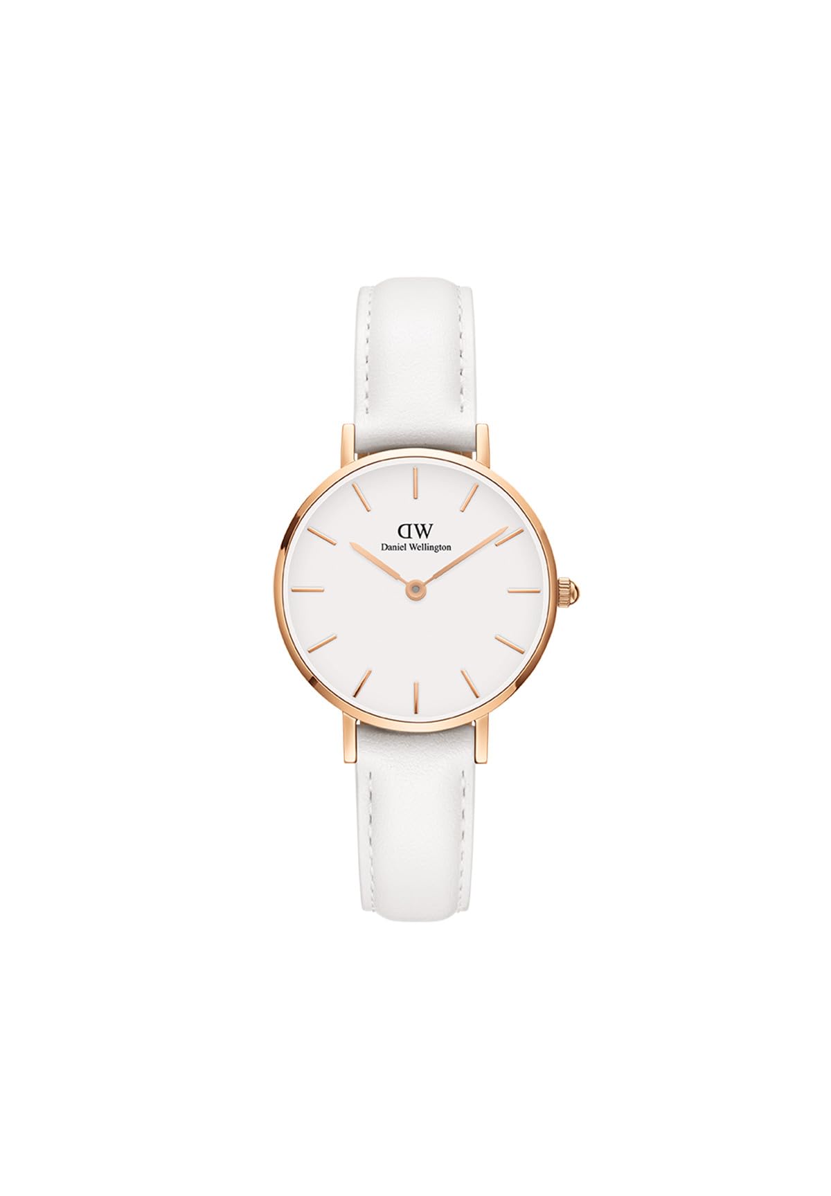 Daniel Wellington Petite Rose Gold Leather Watch for Women - Elegant & Minimalist Design, Perfect for Everyday Wear, Office & Special Occasions