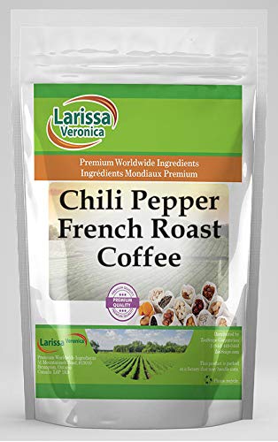 Premium Gourmet Chili Pepper French Roast Coffee - Naturally Flavored Whole Coffee Beans (4 oz) - Perfect for Spicy Coffee Lovers & Unique Gift Ideas