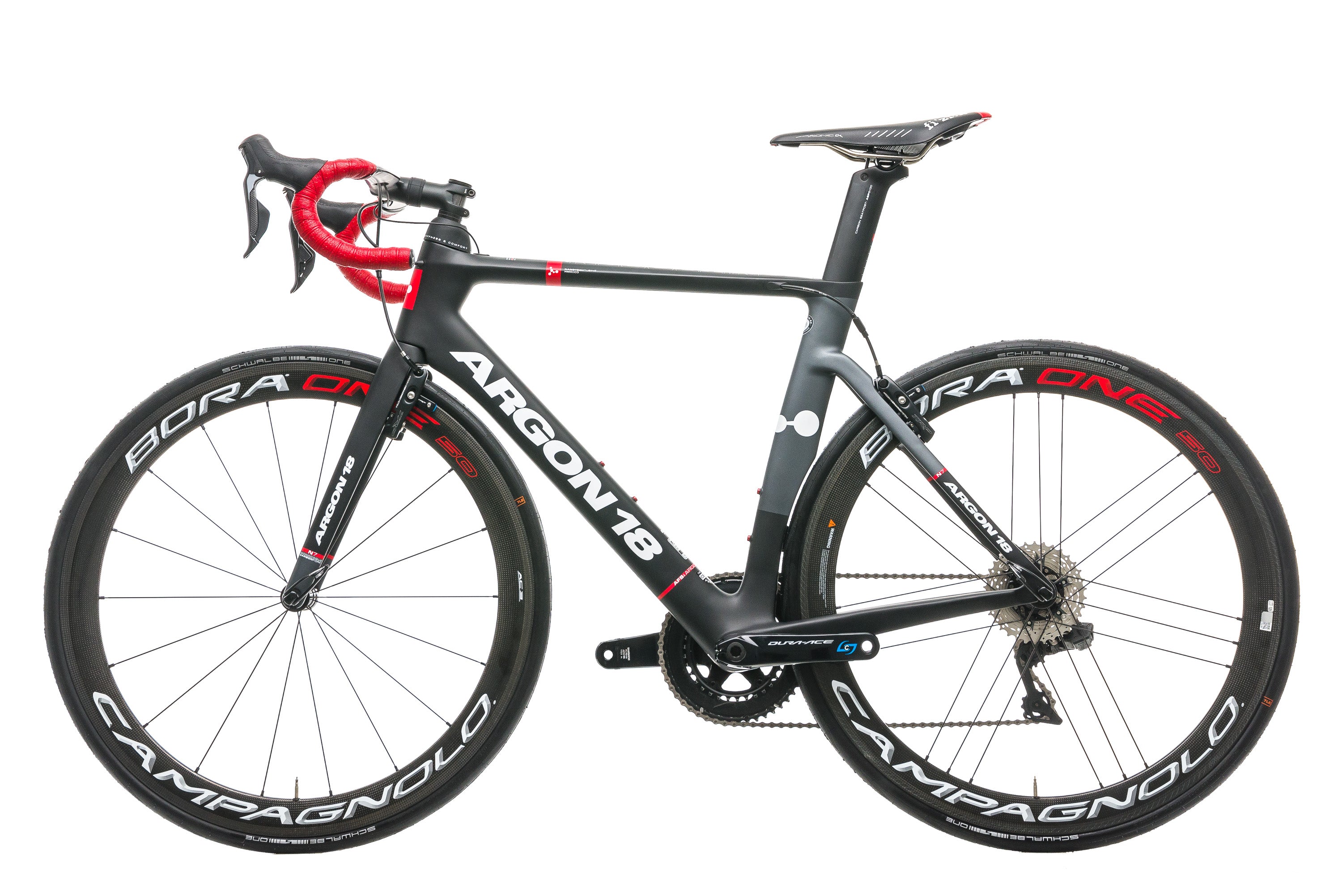 Argon 18 Nitrogen Pro Carbon Road Bike - Lightweight & Aerodynamic Racing Bicycle for Men & Women (Medium Frame, 2018 Model) | Perfect for Competitive Cycling, Triathlons & Long-Distance Road Races