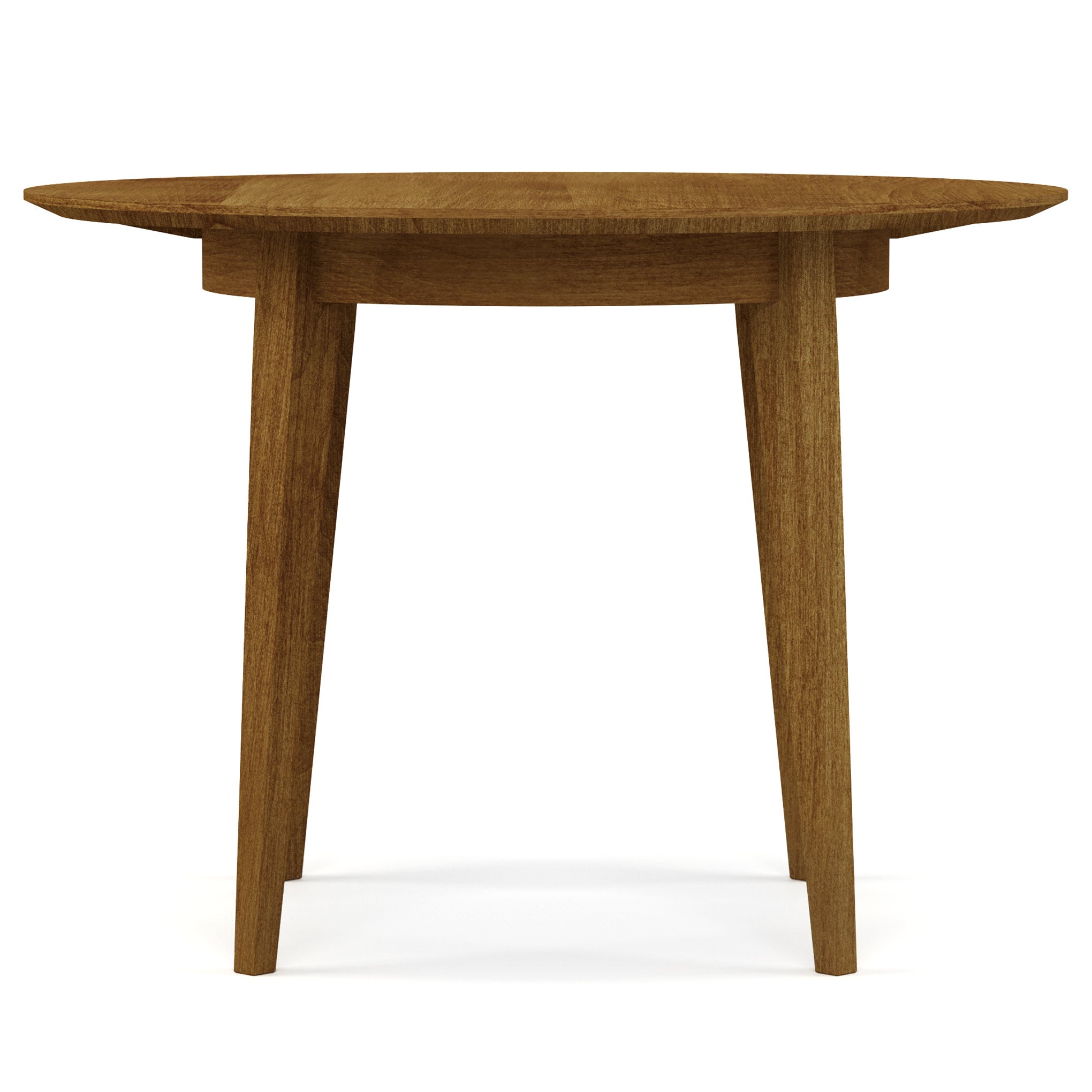 42 Inch Round Dining Table - Solid Wood Modern Farmhouse Style for Kitchen, Dining Room & Outdoor Patio - Gable Road