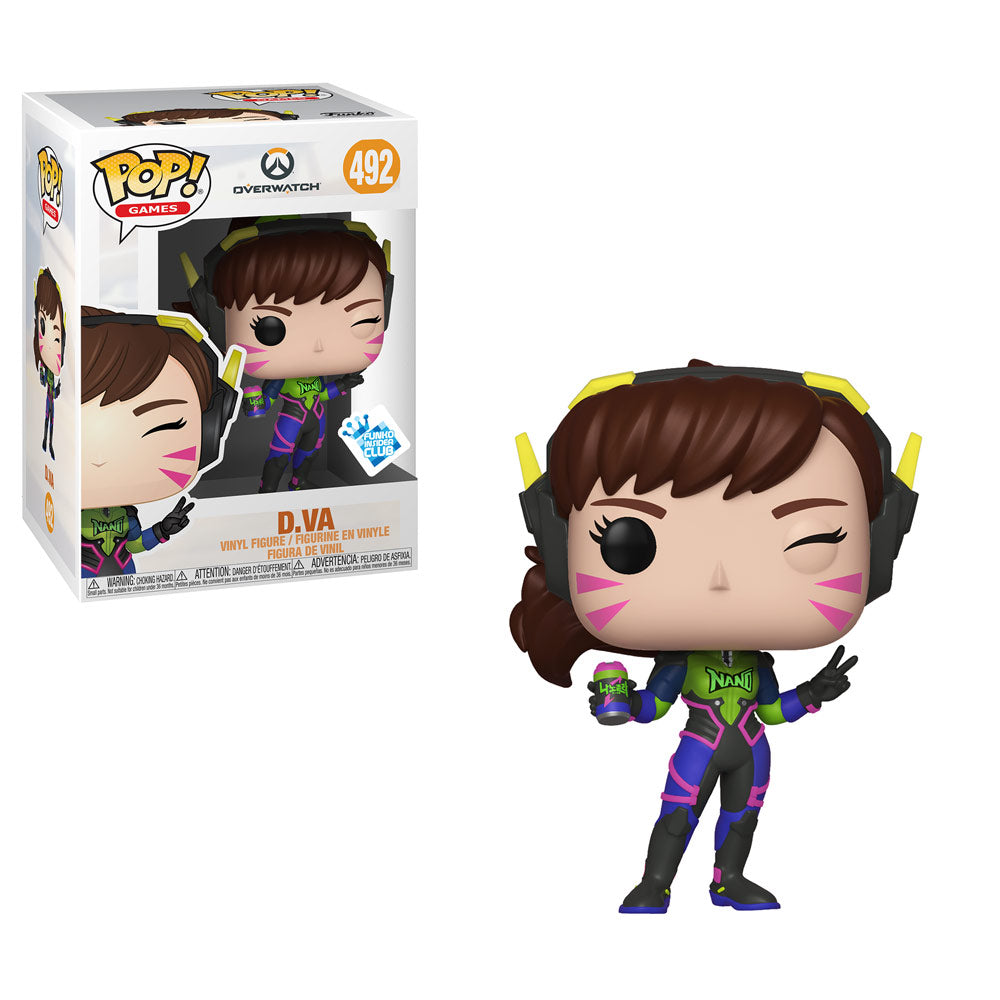 Overwatch D.Va Nano Cola Funko Pop! Vinyl Figure - Exclusive Collectible for Gamers & Anime Fans - Perfect for Display, Gaming Room Decor, and Gift Giving