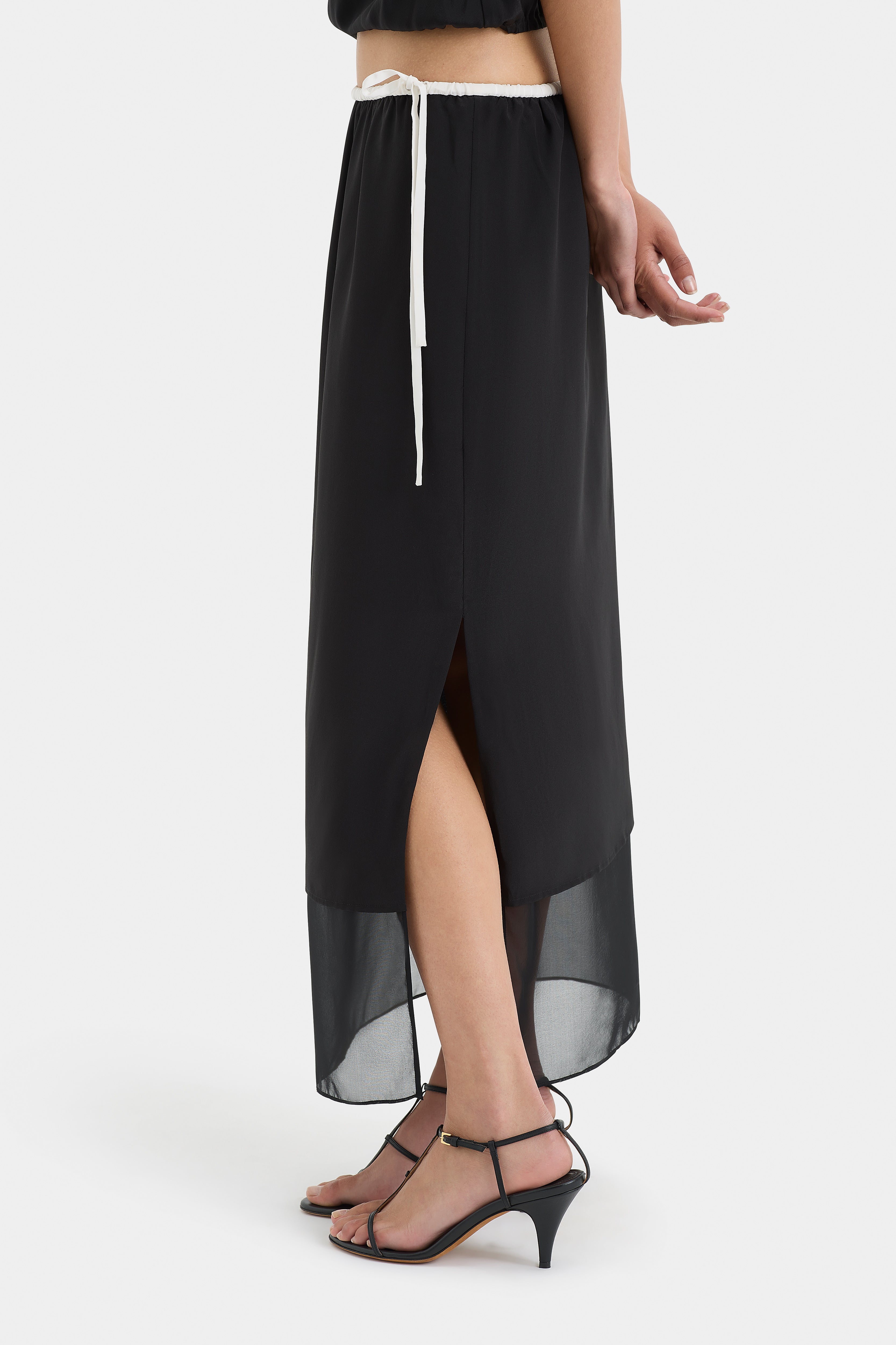 Adrienne Women's Midi Skirt - Flowy A-Line Knee-Length Skirt for Casual & Office Wear | Perfect for Work, Date Night & Summer Outfits