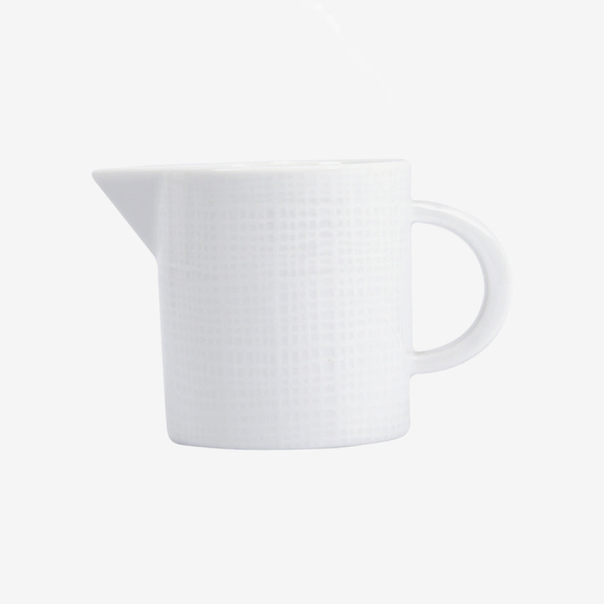 Bernardaud Luxury Organza Creamer - Elegant Porcelain Milk Jug for Coffee & Tea | Perfect for Afternoon Tea, Brunch & Entertaining