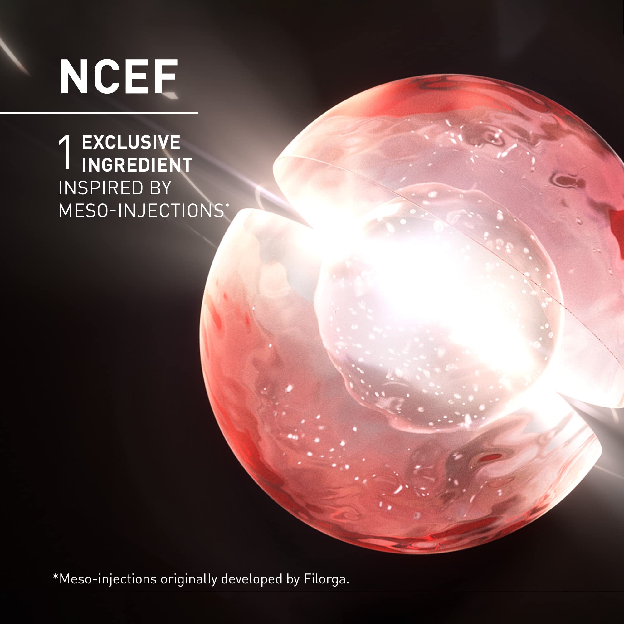 NCEF-SHOT Supreme Polyrevitalising Concentrate 30ml - Anti-Aging Facial Serum for Wrinkles & Fine Lines | Perfect for Night Routine & Dry Skin Care