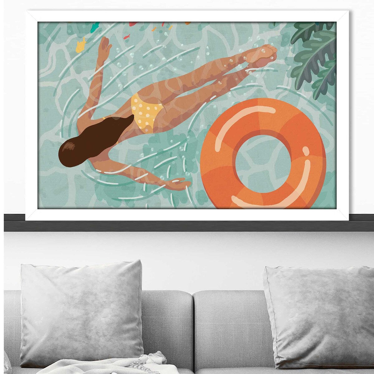 Beach Babes IV Horizontal Acrylic Print - Vibrant Wall Art for Beach House, Bedroom & Office Decor