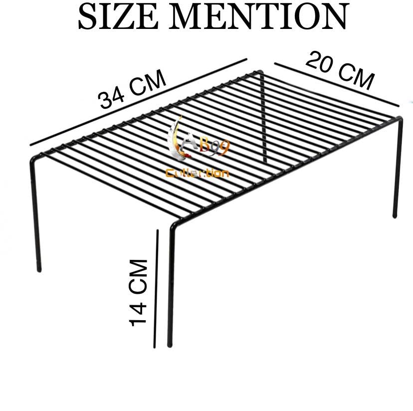 Premium Stainless Steel Expandable Dish Rack - Rust-Resistant Kitchen Organizer for Cabinets & Countertops | Space-Saving Storage Shelf | Perfect for Drying Dishes, Organizing Utensils & Maximizing Kitchen Space (2-Pack)