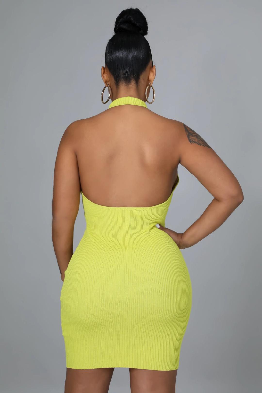 Elegant Perfect Date Dress in New Lime - Flattering A-Line Cocktail Dress for Parties, Dinners & Special Occasions