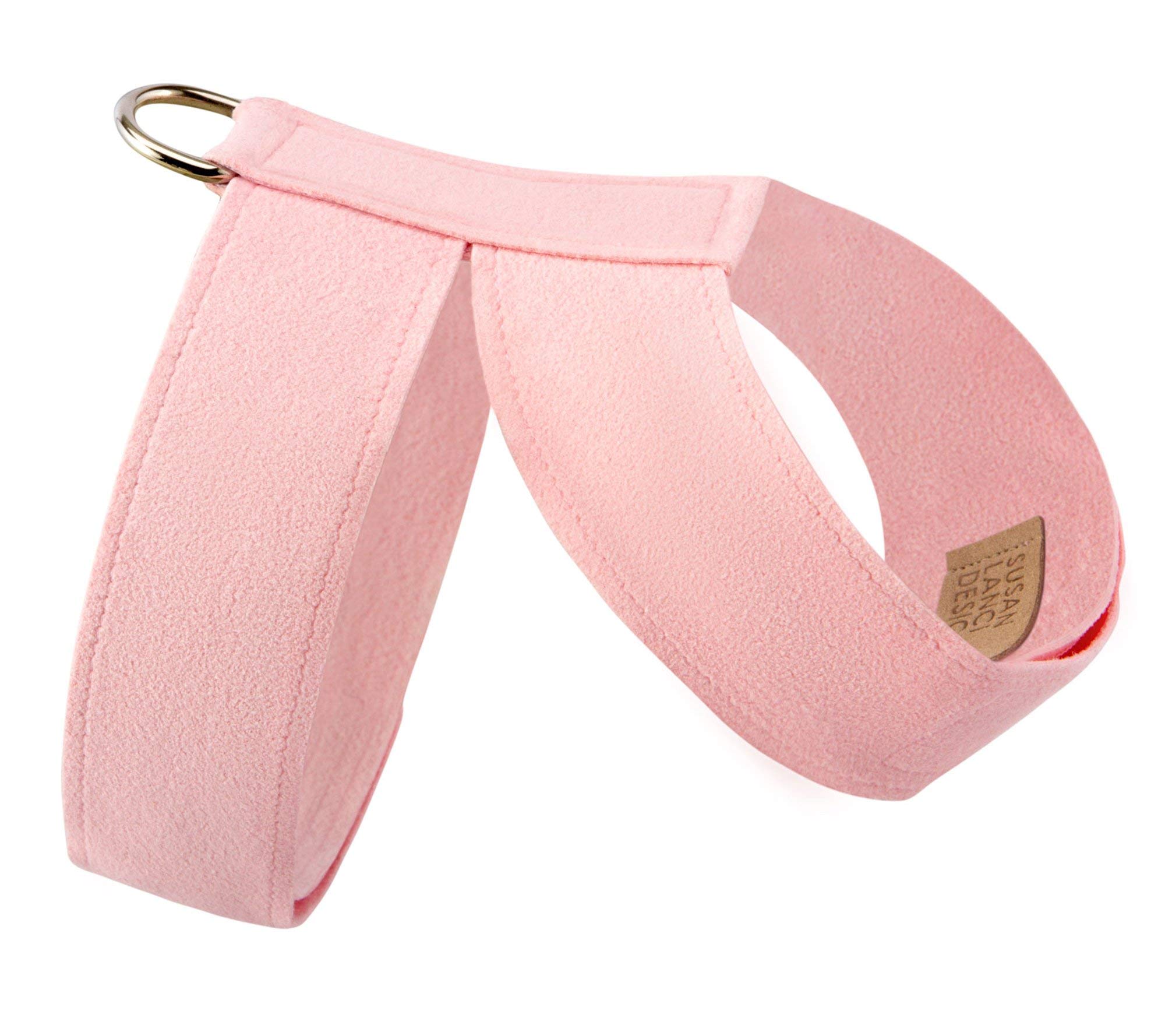 Premium Ultrasuede Tinkie Dog Harness - Puppy Pink XS for Small Pets & Puppies - Perfect for Walks & Playtime