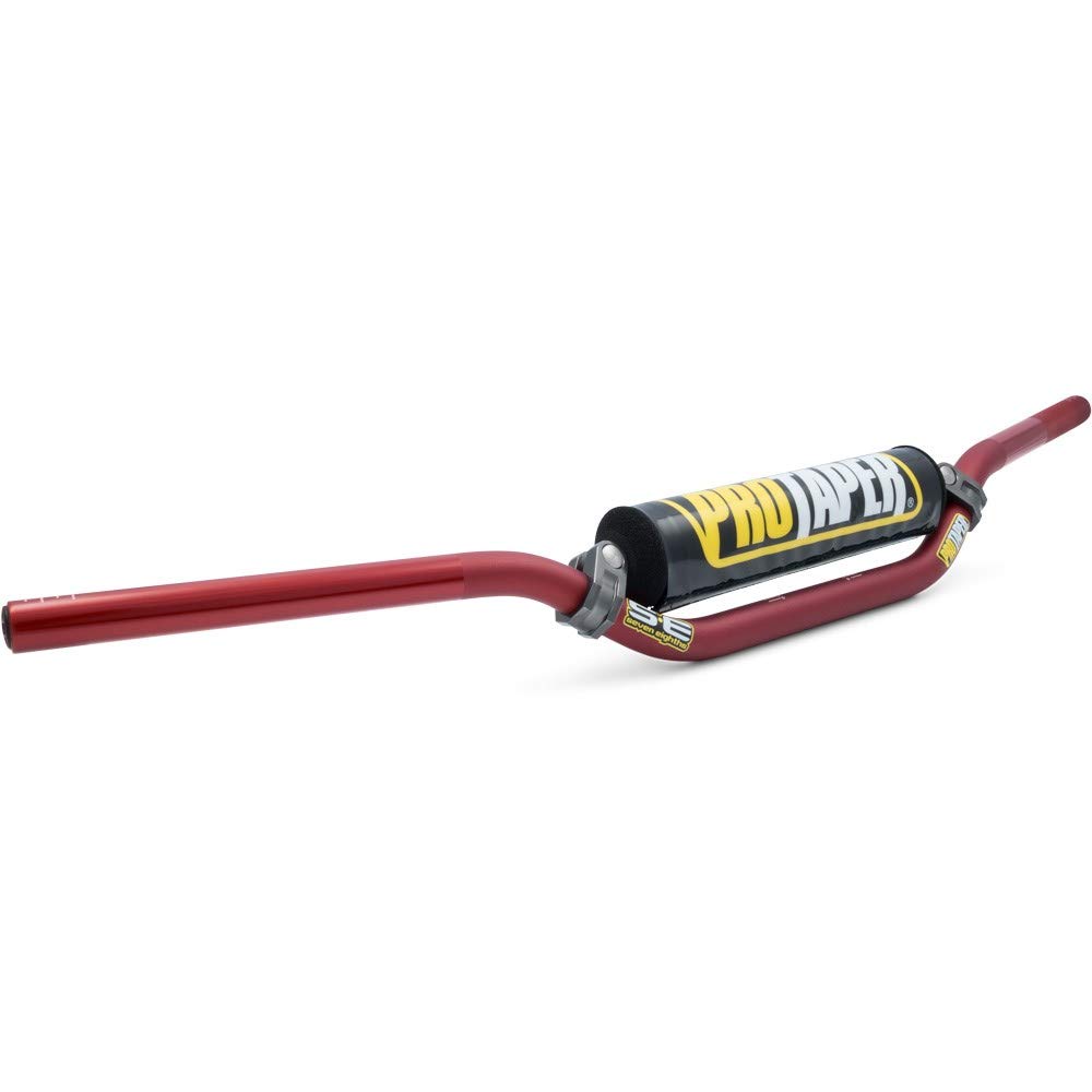 ProTaper SE SX Race Handlebars - Red (2273D-RED) | High-Performance Motorcycle Handlebars for Dirt Bikes & Off-Road Racing | Durable & Lightweight Design for Enhanced Control