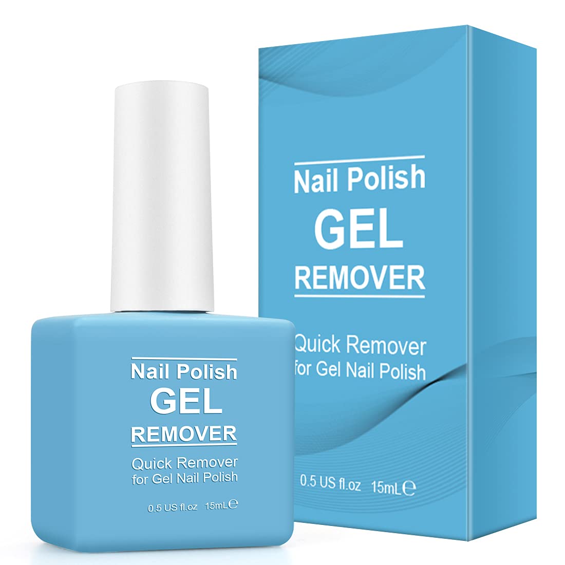 SOLOTREE Gel Nail Polish Remover Kit - Fast Acting Gel Nail Polish Remover for Soak Off in 3-5 Minutes, No Filing or Soaking Needed - Perfect for At-Home Manicures & Salon Professionals