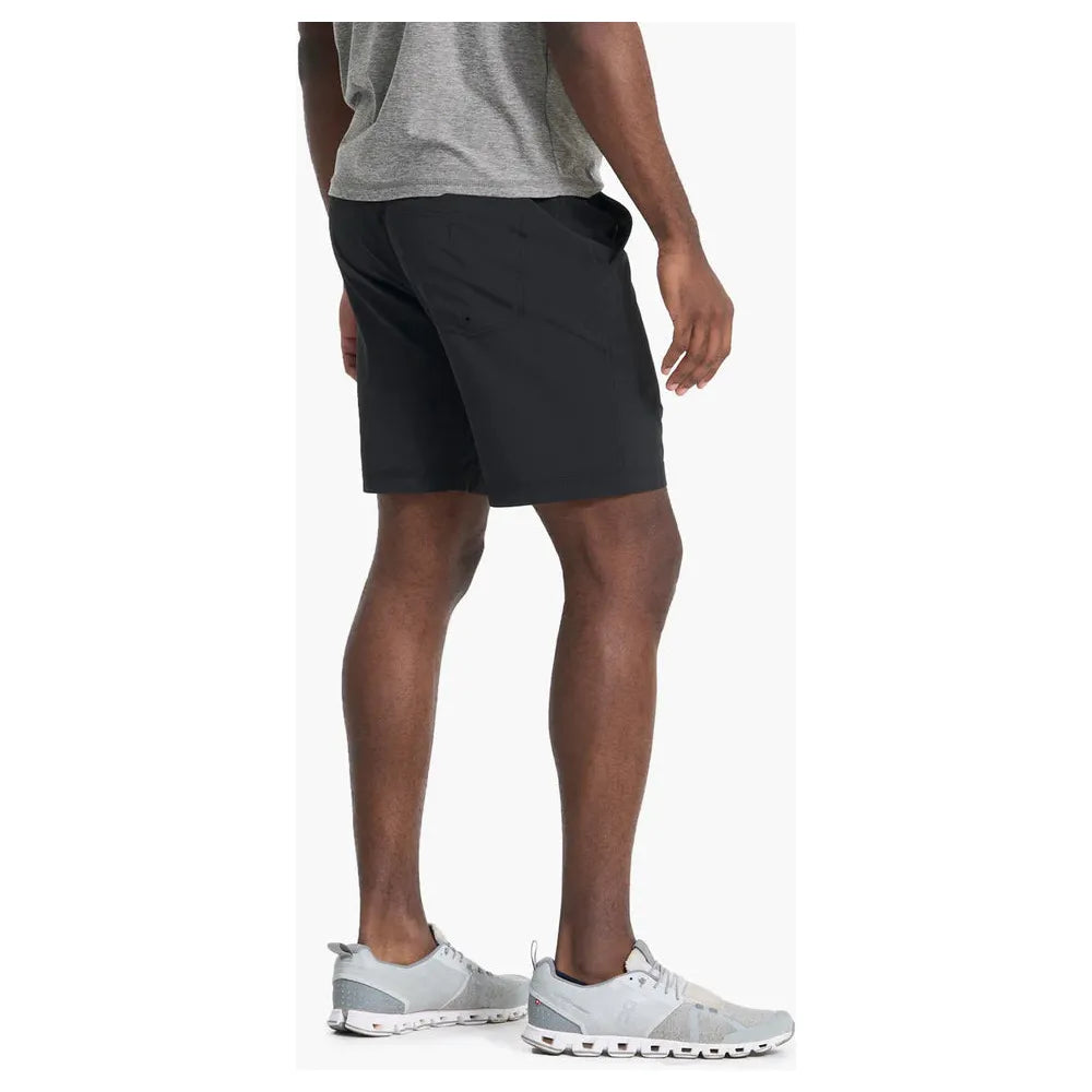 Vuori Men's Kore Short - Black Athletic Running Shorts for Gym, Workout & Casual Wear | Lightweight & Breathable Fabric