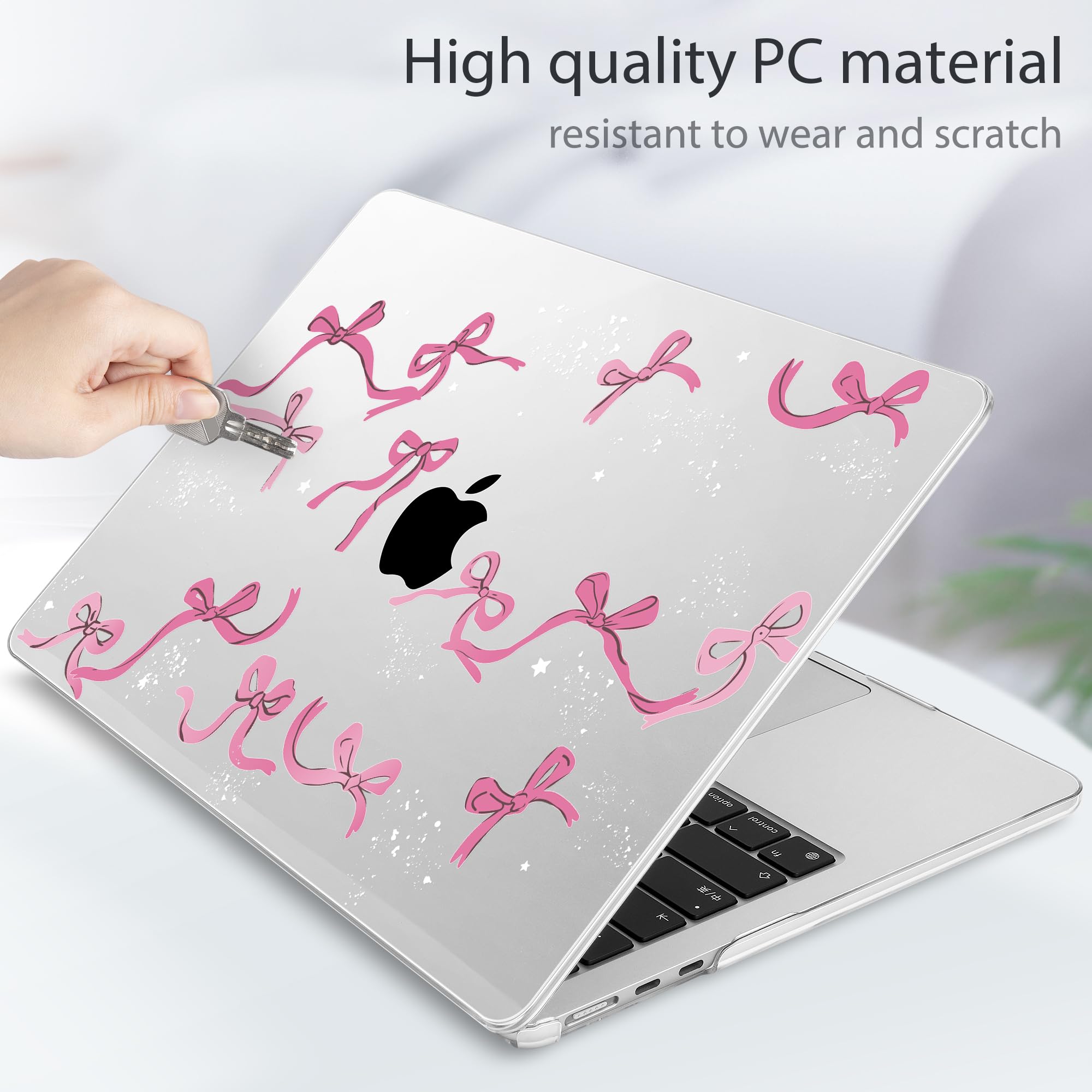 Premium Hard Plastic Protective Case for MacBook Air 13.6 inch (2022-2025 Models A3240/A3113/A2681) - Compatible with M2 Chip, Liquid Retina Display & Touch ID - Lightweight Durable Cover for Work, Travel & School Use