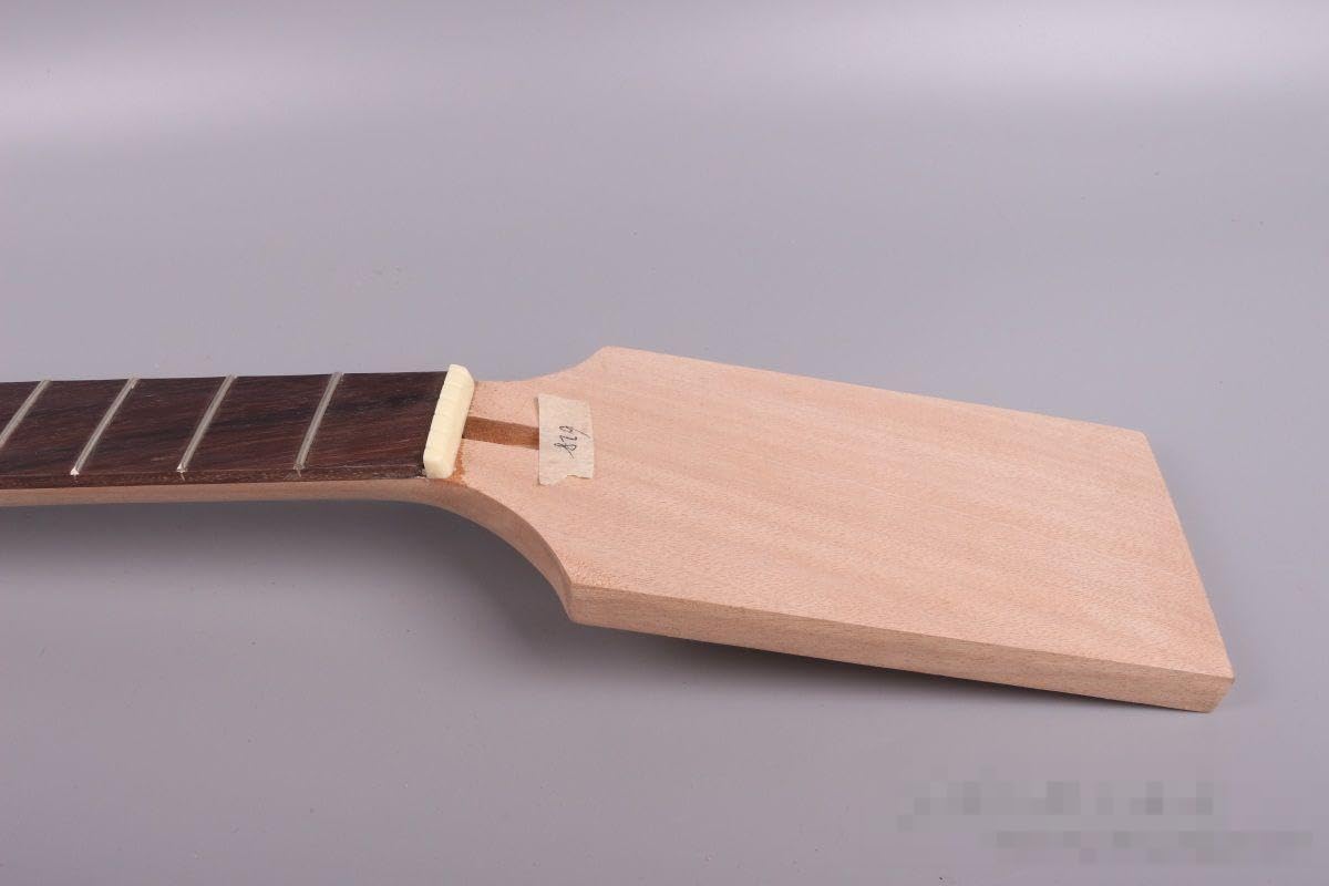 Premium Mahogany Electric Guitar Neck Blank - 22 Frets, 24.75