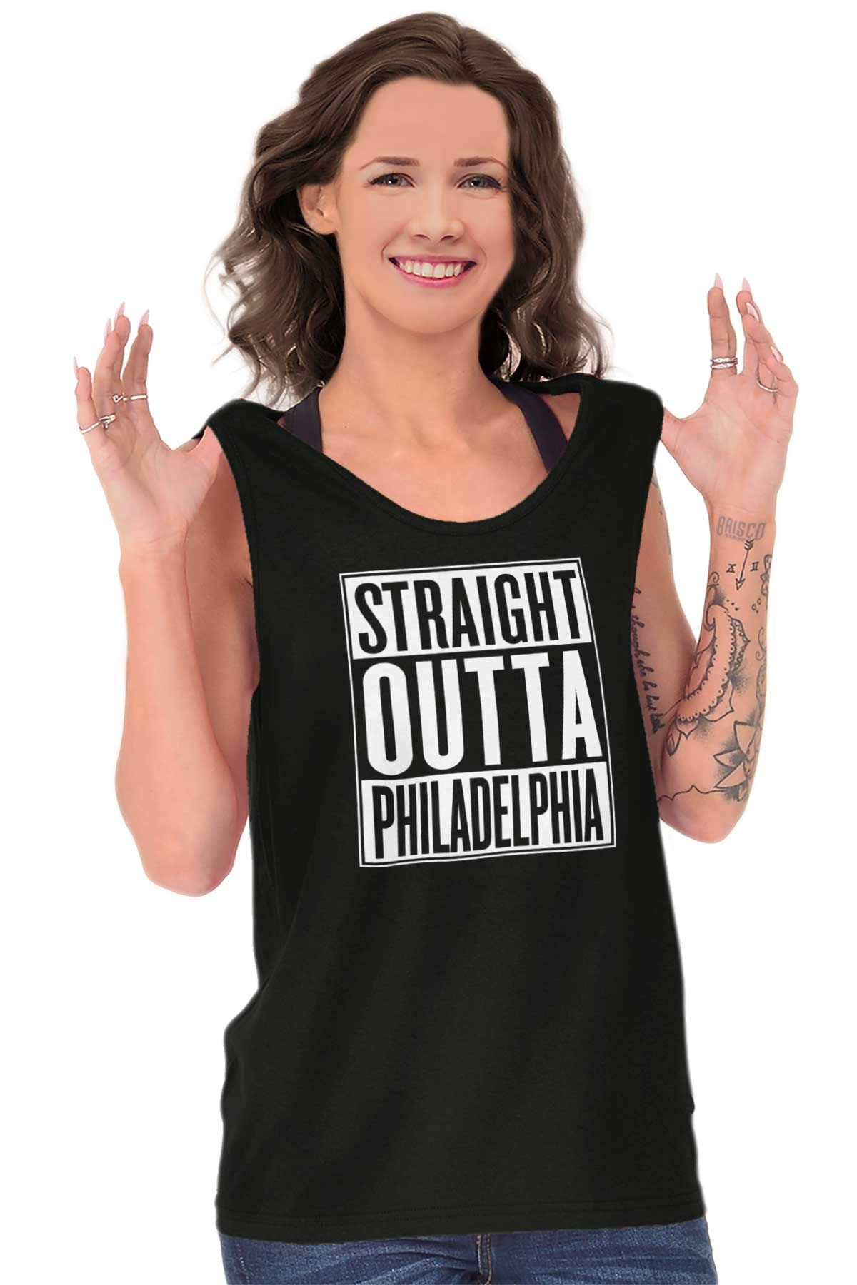 Philadelphia PA Graphic Tank Top for Men & Women - Vintage Style Unisex T-Shirt - Perfect for Casual Wear, Gifts & City Pride