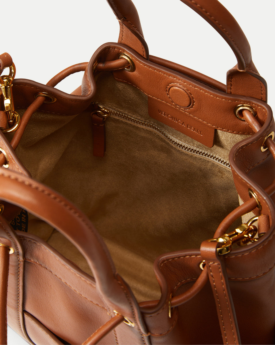 Veronica Beard Genuine Leather Goody Bag - Stylish & Durable Handbag for Women | Perfect for Work, Travel & Everyday Use