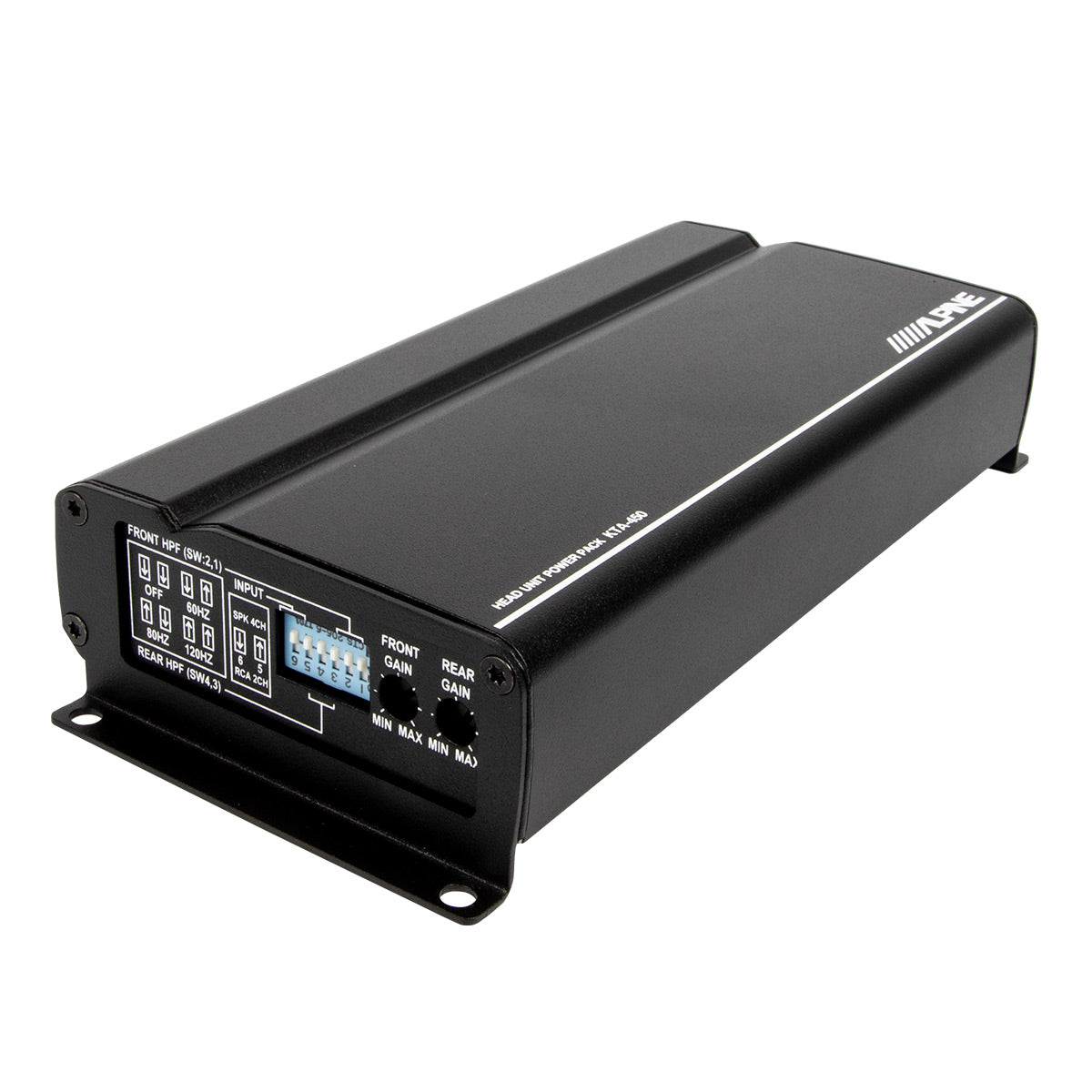 Alpine KTA-450 4-Channel Car Amplifier - High Power Audio System for Cars, Trucks & SUVs | Perfect for Upgrading Your Vehicle's Sound System