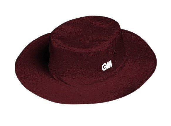 GM Panama Cricket Hat for Men & Women - Breathable Summer Sun Hat with Wide Brim - Maroon Outdoor Hat for Golf, Fishing, Beach & Travel