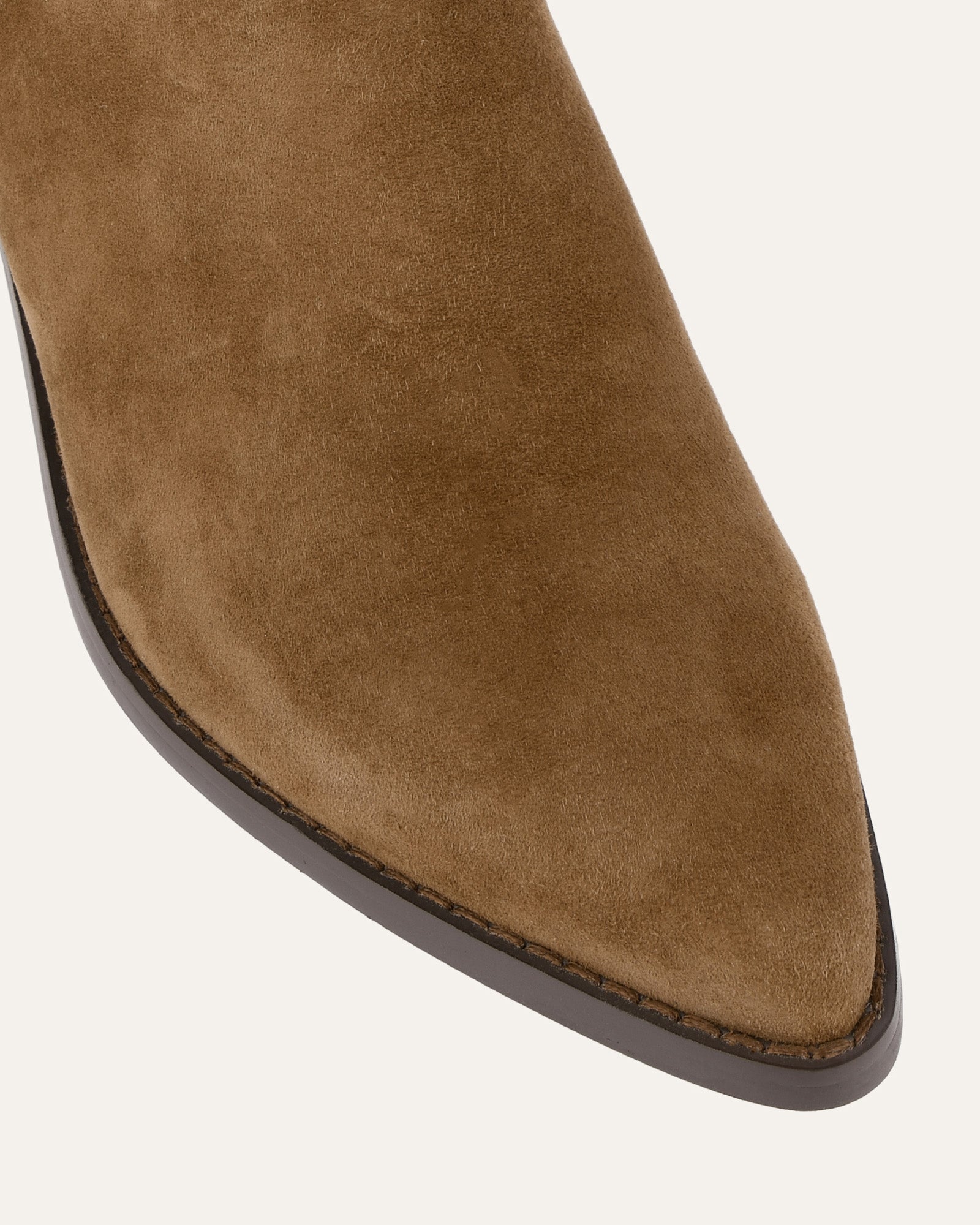 ZENA Women's Mid Ankle Boots in Biscuit Suede - Comfortable Casual & Office Shoes for Fall/Winter Fashion