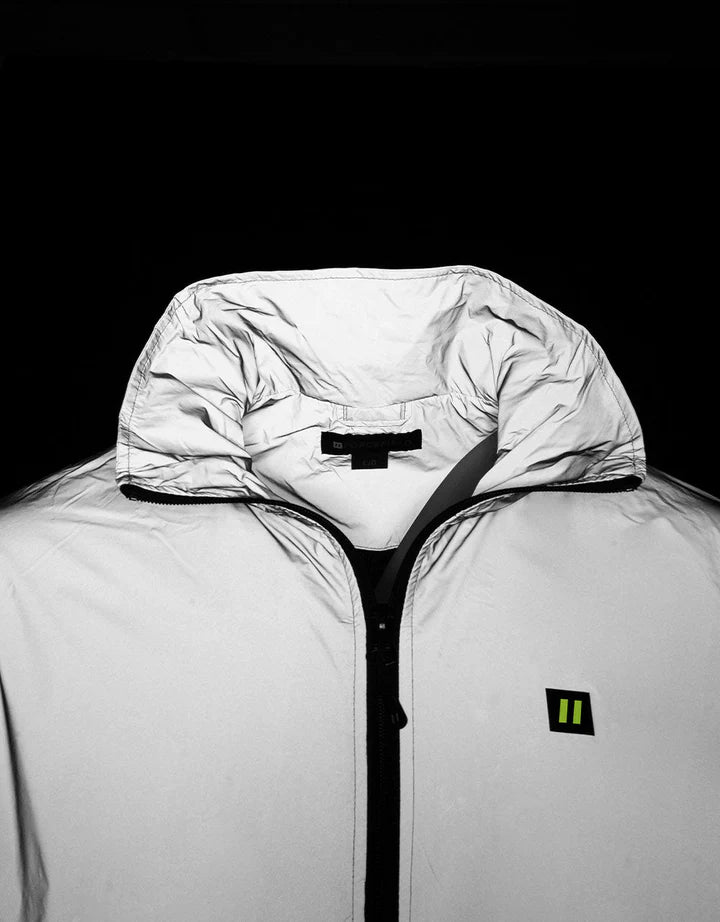 FORCEFIELD Super Visible Reflective Water Resistant Windbreaker Jacket for Running, Cycling & Outdoor Safety