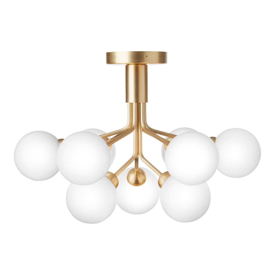Apiales 9-Inch Modern Ceiling Light Fixture - Dimmable LED Flush Mount for Bedroom, Kitchen, Living Room & Hallway Lighting