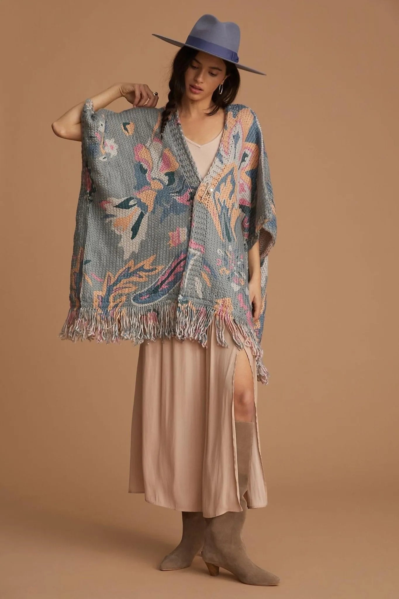 Stylish Knit Tassel Kimono Cardigan - Lightweight Boho Cover Up for Women - Perfect for Beach, Vacation & Summer Outfits