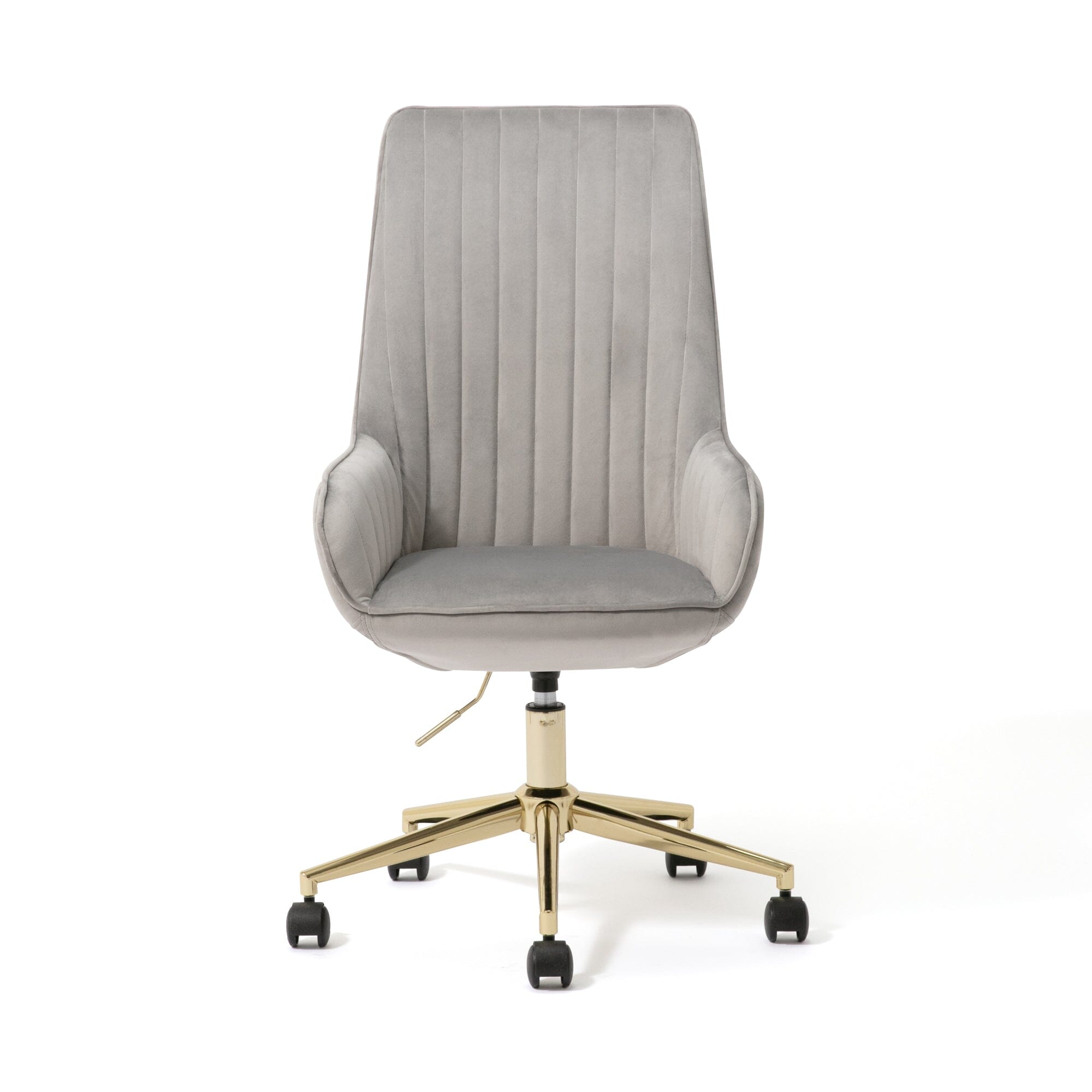 Eldorado High Back Office Desk Chair - Ergonomic Executive Chair with Adjustable Height, 660x700x980mm, Gray - Perfect for Home Office, Gaming, and Workspaces