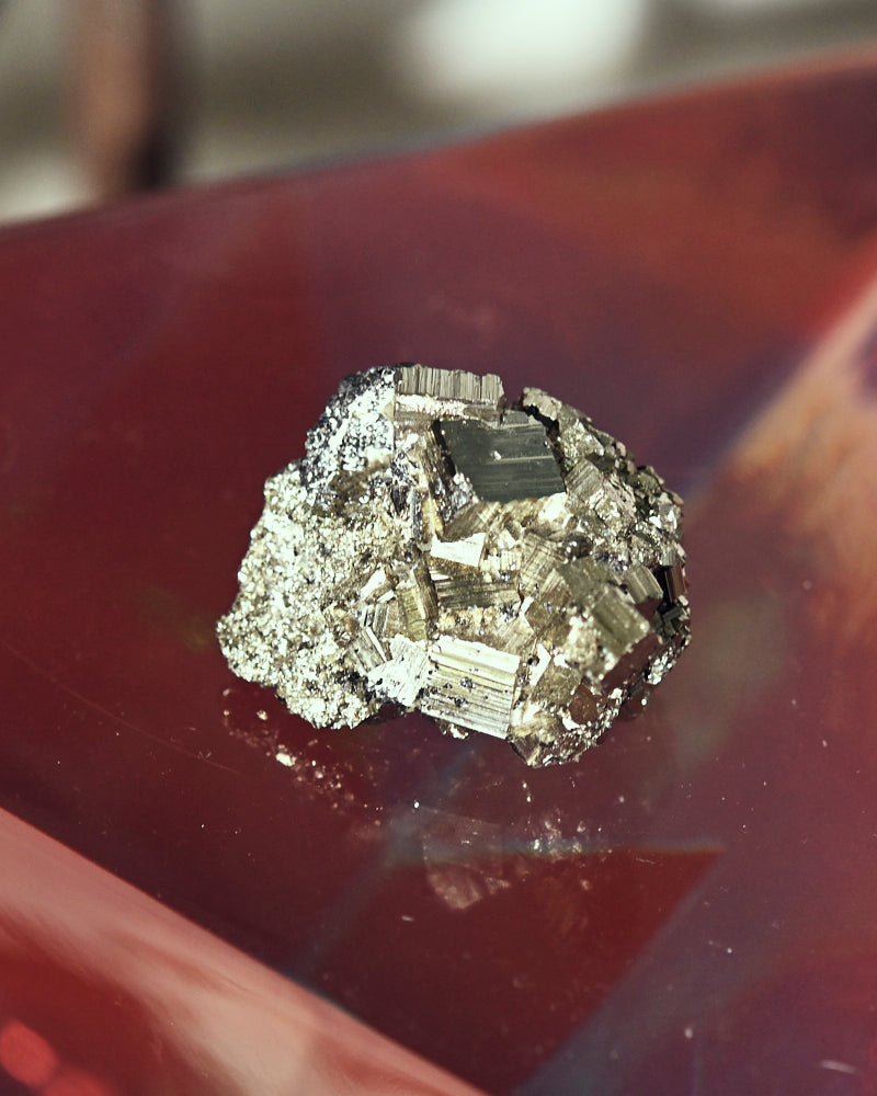 Natural Pyrite Cluster 3 Inch - Raw Mineral Specimen for Crystal Healing, Meditation & Home Decor | Perfect for Collectors, Reiki & Feng Shui