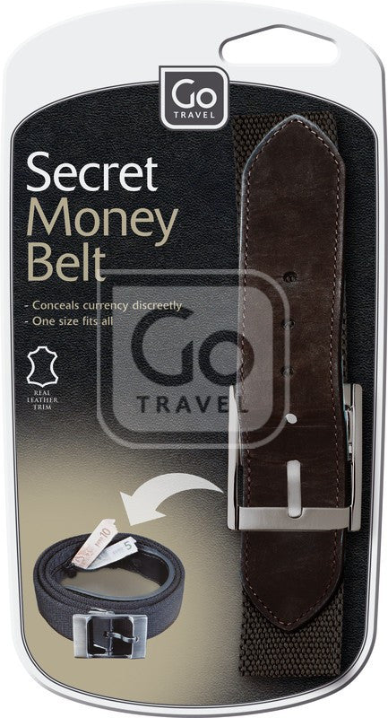 Go Travel Belt Bank - Secure Money Belt for Travel with RFID Blocking - Perfect for International Trips, Hiking, and Daily Commute