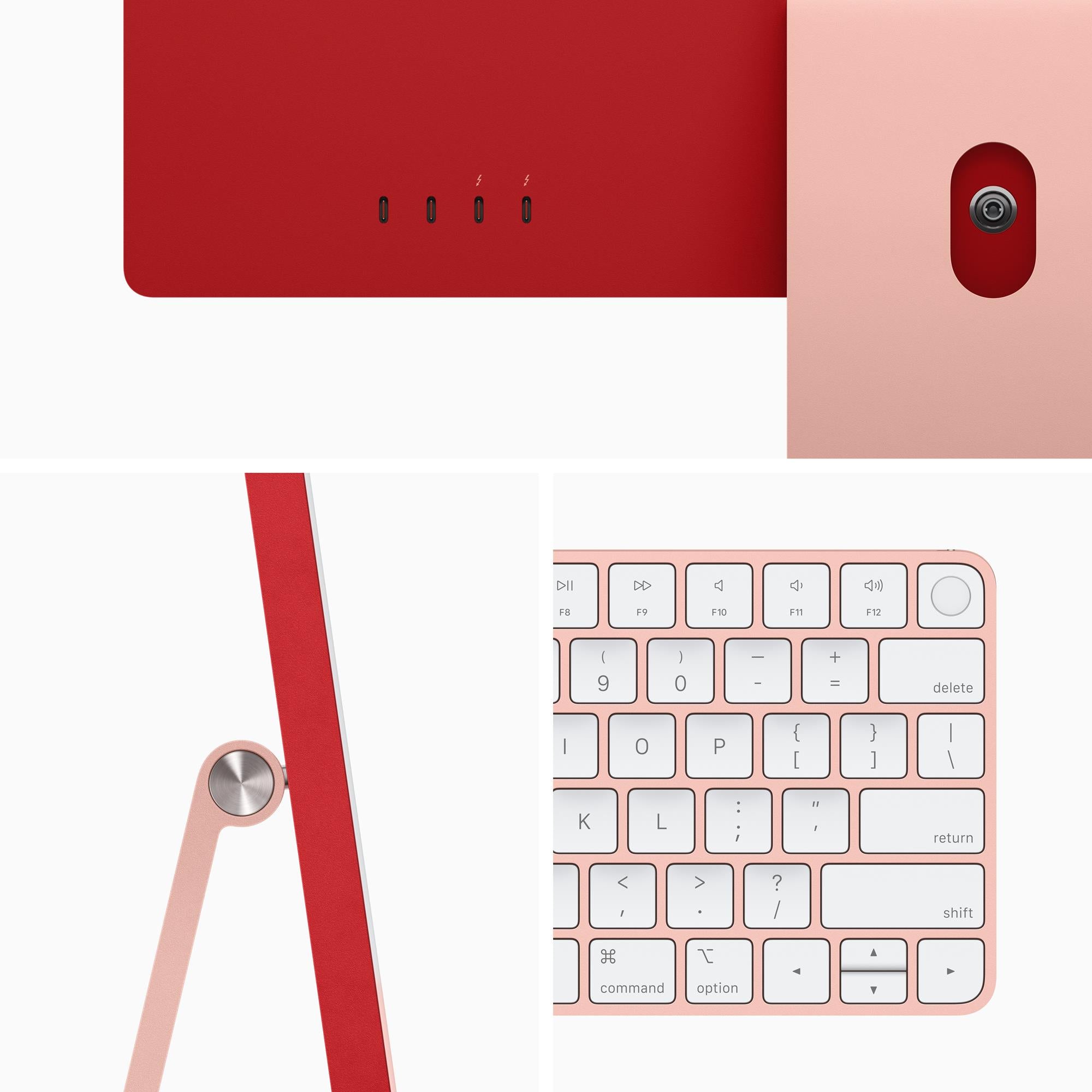 Apple iMac 24-inch (2021) with Retina 4.5K Display, M1 Chip, 8-Core GPU, 256GB SSD - Pink | All-in-One Desktop Computer for Home Office, Graphic Design & Creative Work