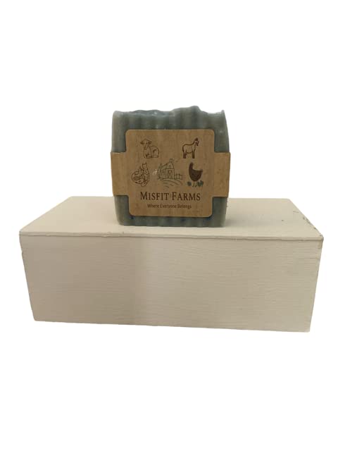 Organic Goat Milk Soap with Lavender Essential Oil - Moisturizing & Gentle for Dry, Sensitive Skin - Handmade Natural Soap Bar for Face & Body Care - Perfect for Relaxation & Aromatherapy