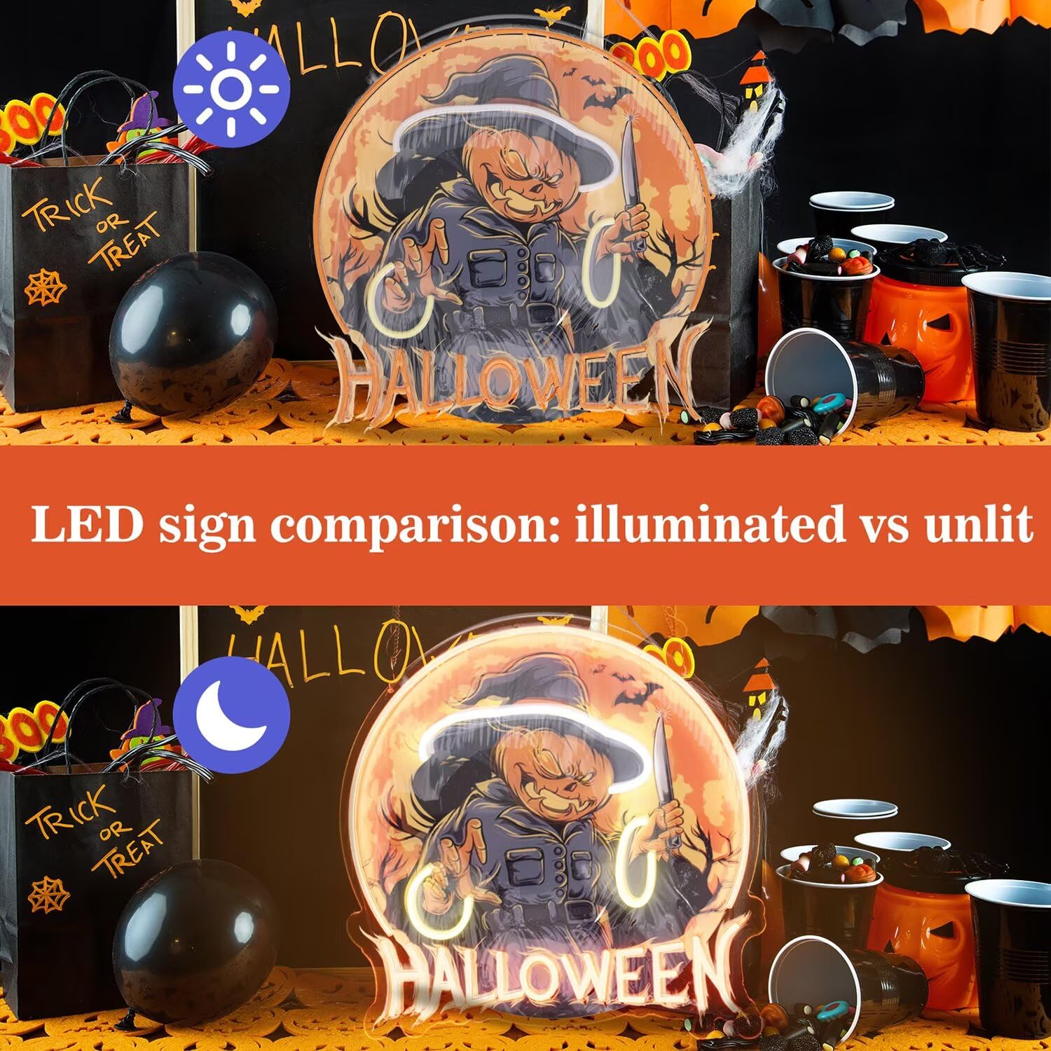 Custom LED Neon Sign for Business & Home Decor - Personalized UV Printed Acrylic Logo Sign - Perfect for Bars, Restaurants, Salons & Bedroom Wall Art - Durable & Energy Efficient Lighting for Storefronts, Weddings & Man Caves