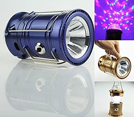 MJ Traders - Magic Cool Camping Lights XF-5802, 1W+6LED+3 Color LED, Portable Outdoor Lighting for Camping, Hiking, Backyard & Emergency Use