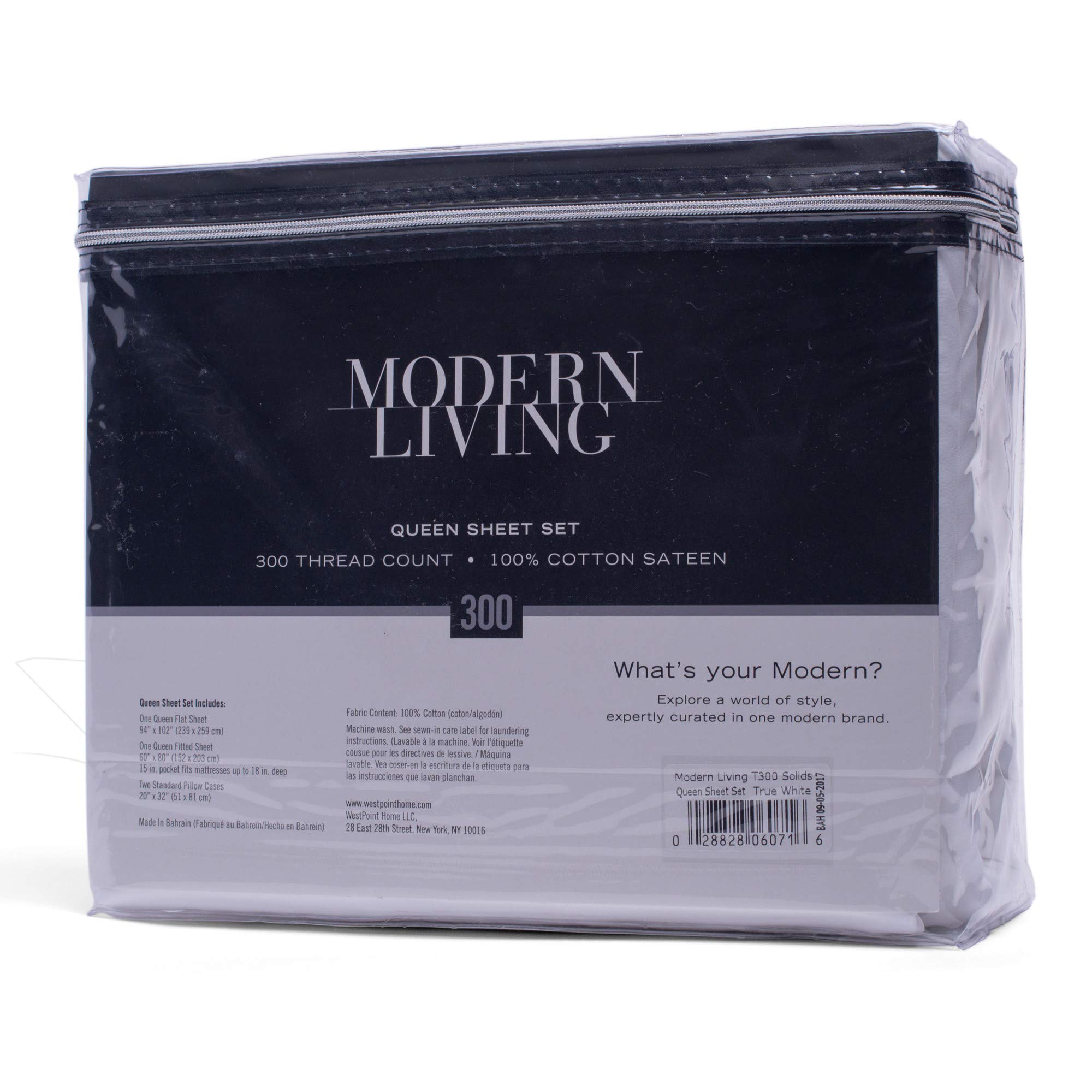1S18824 300 Thread Count King Size Sheet Set - Premium White Bed Sheets for Luxurious Comfort & Elegant Bedroom Decor