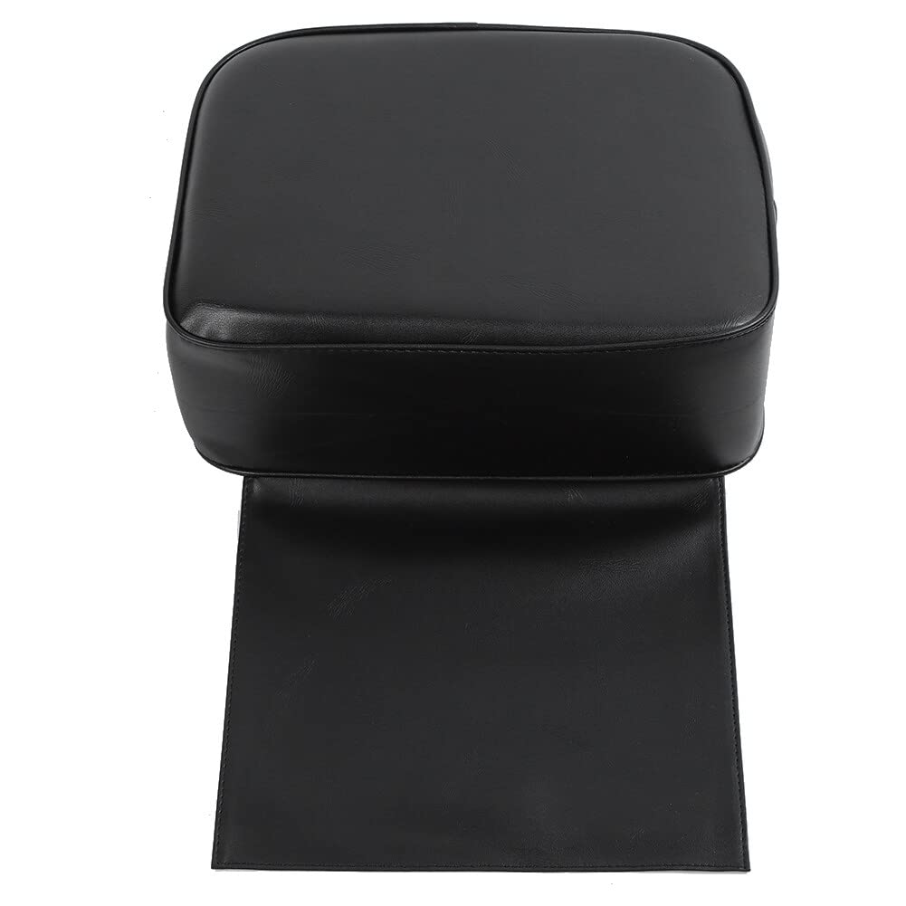 SOONHUA Professional Hair Cutting Styling Cushion for Kids & Barbers - 2 Pack Black Salon Booster Cushion | Perfect for Child Haircuts, Barber Styling & Salon Use