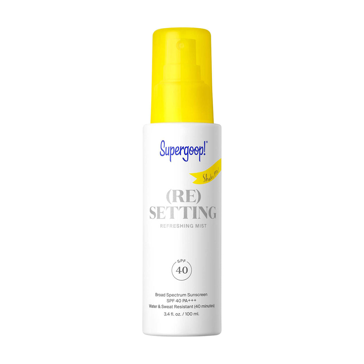 (Re)Setting Refreshing Mist SPF 40 Sunscreen - Hydrating Face Spray with Broad Spectrum Protection for Daily Use, Travel & Outdoor Activities