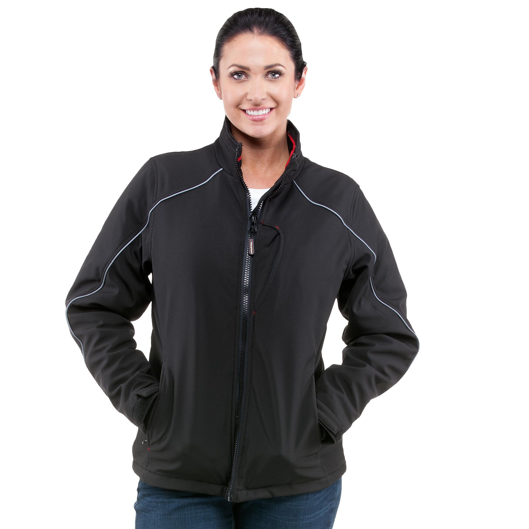 RefrigiWear Women's Warm Insulated Softshell Jacket - Winter Work Jacket for Cold Weather - Water Resistant & Windproof Outdoor Jacket for Snow, Hiking & Workwear