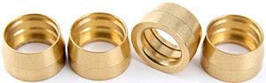 JEGS 104052 PTFE Replacement Fitting Olives - High Temperature Resistant Seals for Automotive, Plumbing & Industrial Applications