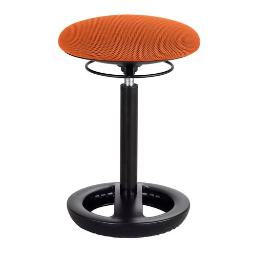 Safco Twixt Mid Active Seating Chair - Adjustable Height Ergonomic Office Chair for Standing Desks - Perfect for Home Office, Coworking Spaces & Productivity Workstations