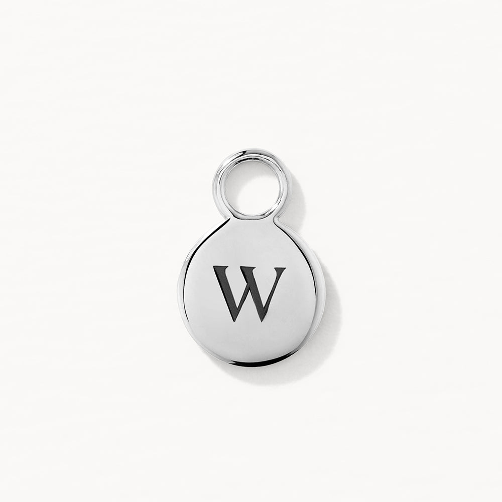 Personalized Silver Engravable Circle Charm - Perfect for Necklaces, Bracelets & Keepsake Jewelry Gifts