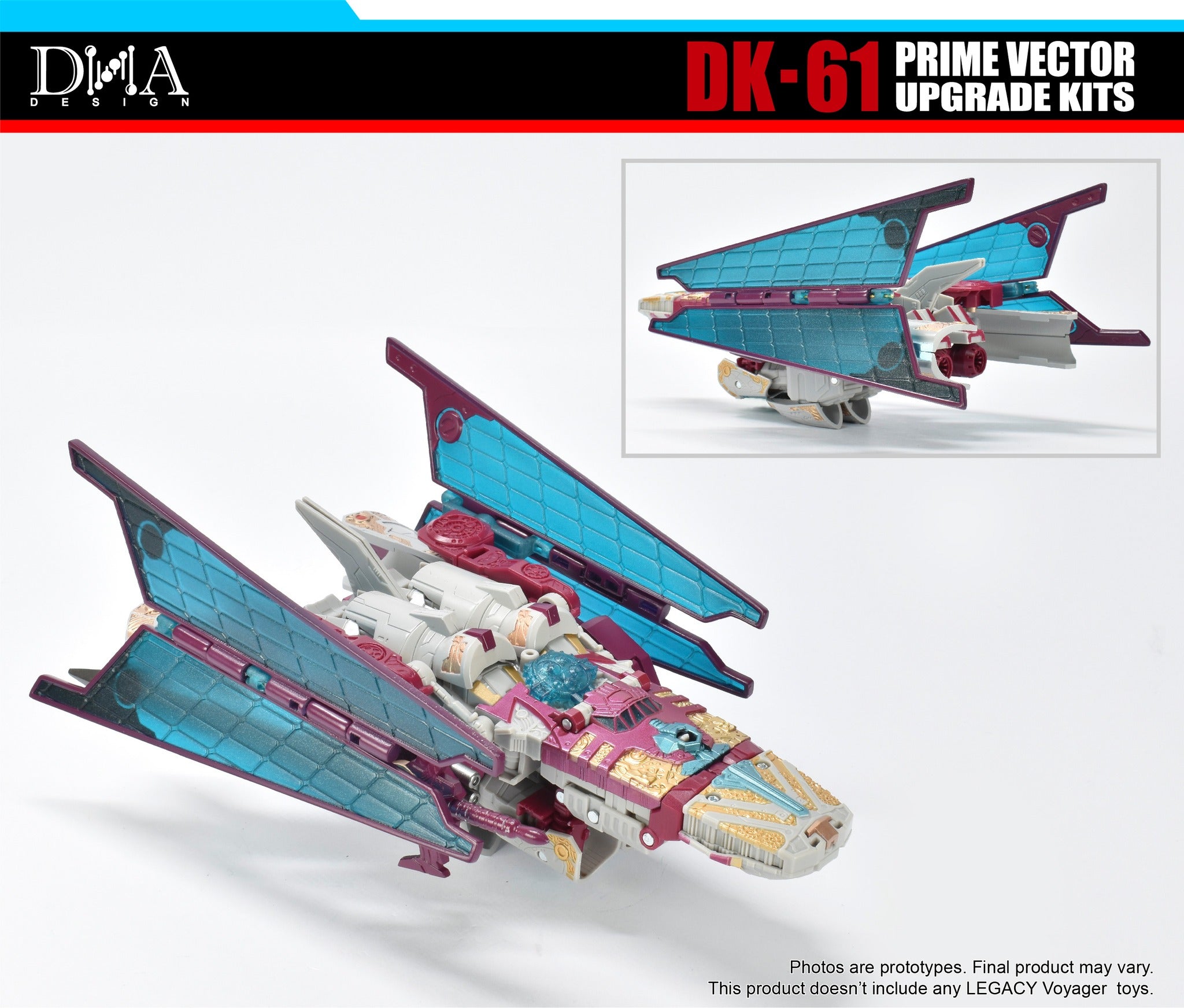 DNA Design DK 61 Upgrade Kit for Legacy Vector Prime - Premium Transformers Toy Accessories - Enhance Your Legacy Collection for Display & Play