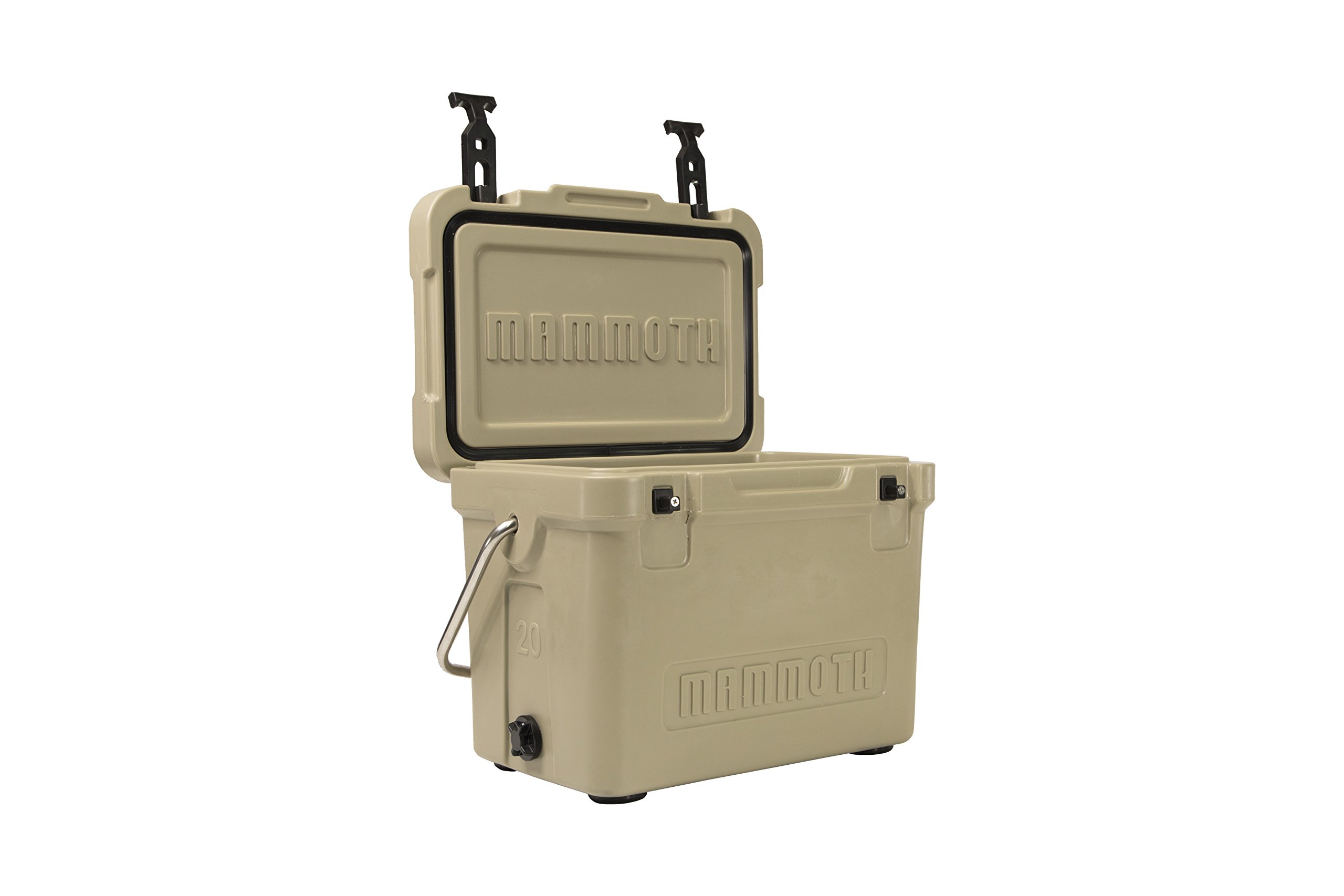 Mammoth Coolers Cruiser 20 - Premium Insulated Hard Ice Chest with Double-Walled Rotomolded Construction | Perfect for Camping, Beach Trips, Tailgating & Outdoor Adventures (Tan)