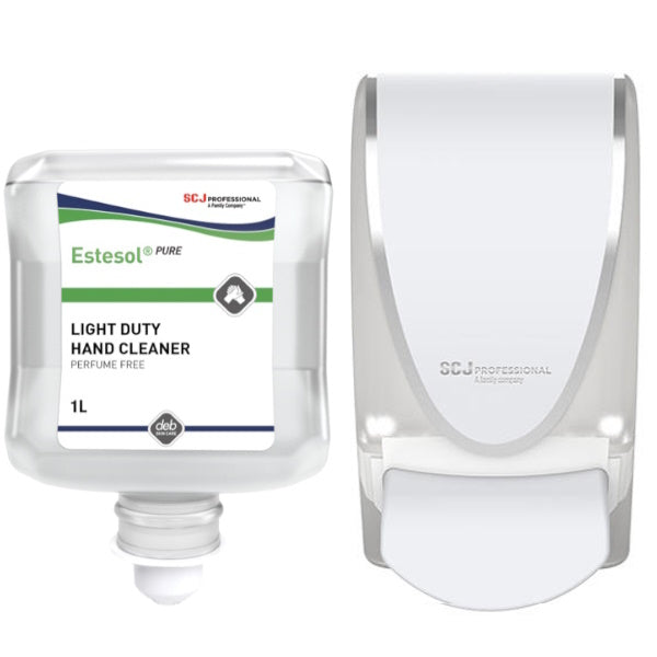 SC Johnson Deb Estesol Pure Wash Light Hand Cleaner - Gentle Soap for Sensitive Skin | Ideal for Healthcare, Food Service & Industrial Use