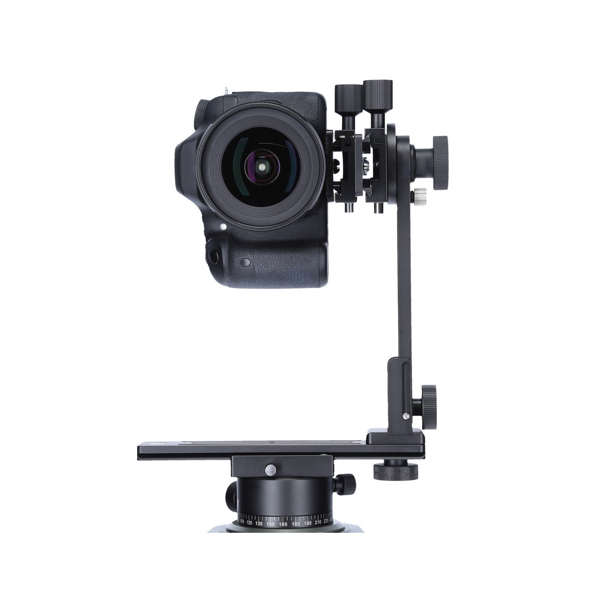 Rollei Panoramic Head 200 Mark II - Professional Tripod Head for Multi-Row Panoramic Photography, 3kg Max Load, ARCA SWISS Compatible - Black - Perfect for Landscape, Architecture and Travel Photography