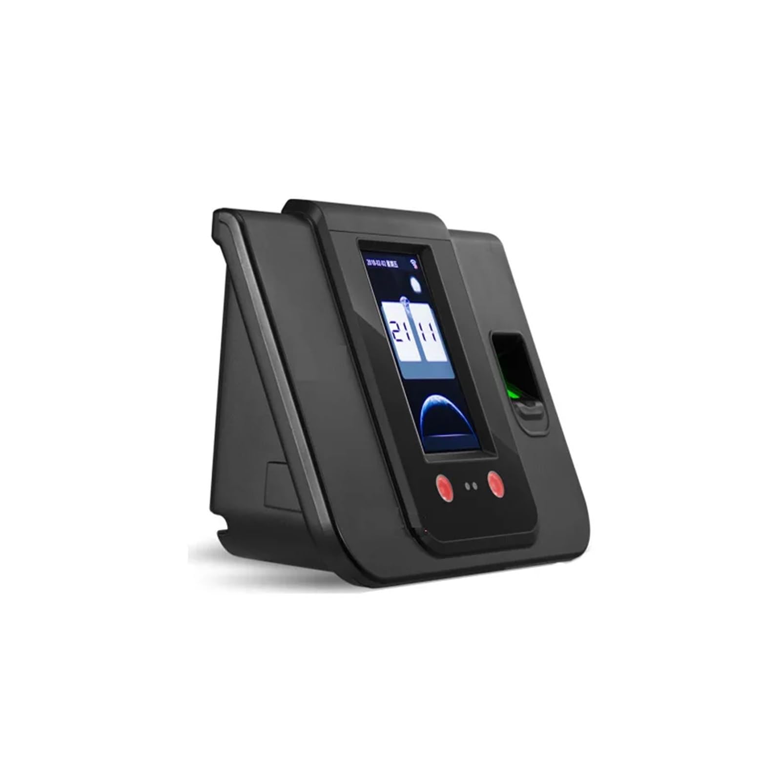 Biometric Face & Fingerprint Time Attendance Machine - Multilingual Support for Offices, Schools & Events | Secure & Accurate Employee Clock-In System