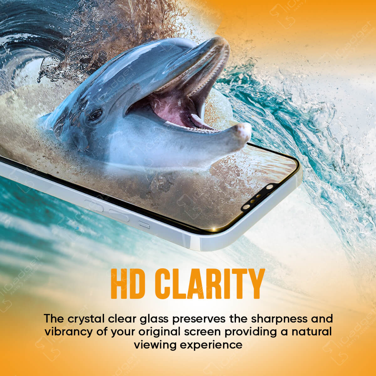 iPhone 13 Mini Screen Protector - 3D Curved Tempered Glass with Ultra Clear HD & Anti-Scratch Protection | Full Coverage Case Friendly | Perfect for Everyday Use, Gaming & Outdoor Activities